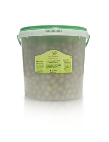 CUBO 10KG H ACEITUNA ESTANDAR SABOR ANCHOA AGROMAIRENA