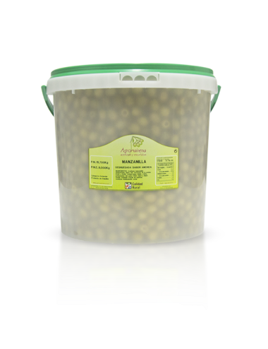 CUBO 10KG H MANZANILLA DESHUESADA 240/260 SABOR ANCHOA