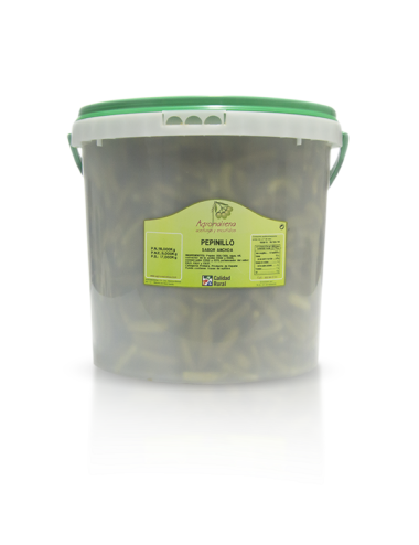 CUBO 10KG H PEPINILLO 200/300 SABOR ANCHOA AGROMAIRENA